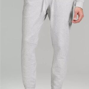 Lululemon Athletica Heathered Ultra light Gray Sea Salt City Sweat Joggers